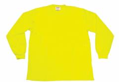 1802-l Long Sleeve Economy Lime Safety Shirt